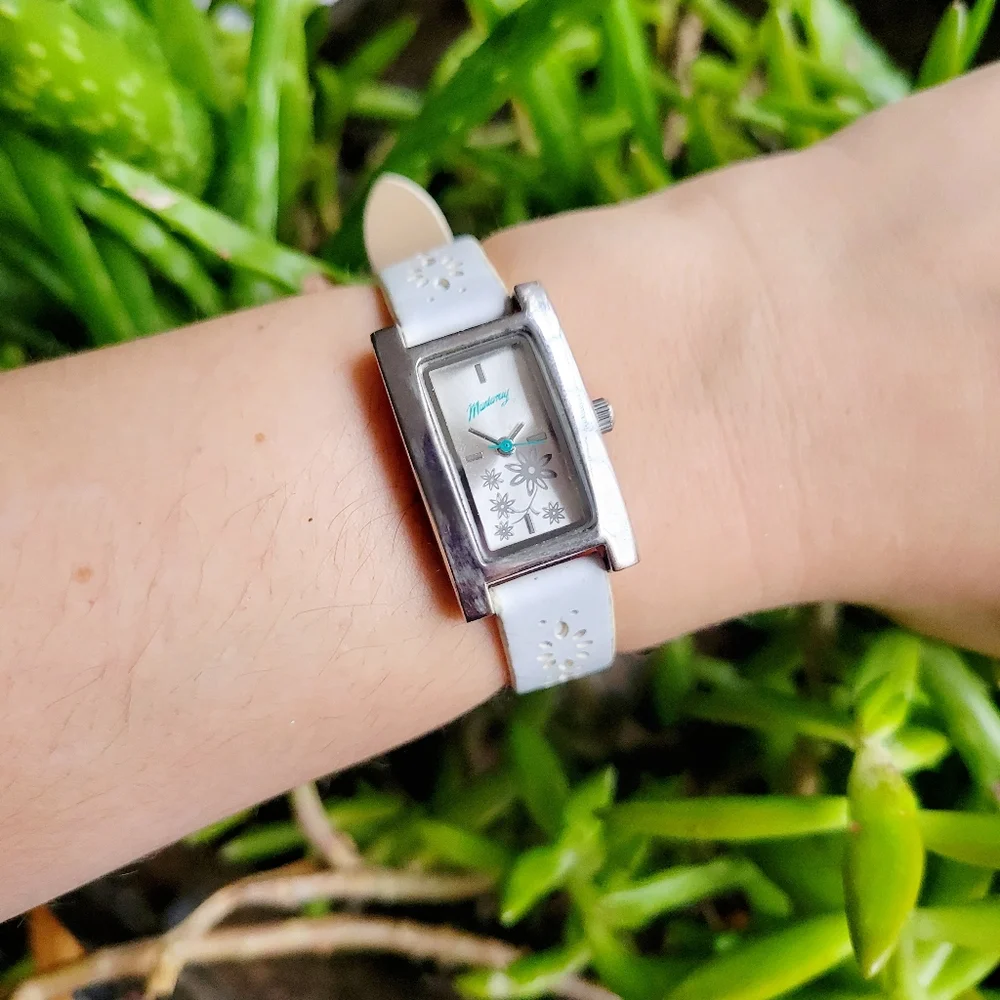 Vintage Manlaray Floral Watch